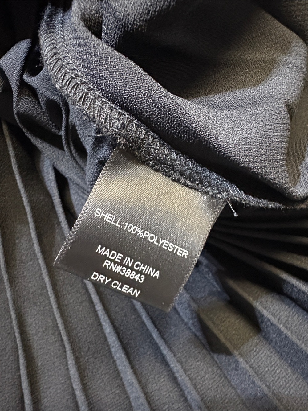 Sam Edelman Black Satin Plisse Spaghetti Strap Midi Dress sz S - Picture 6 of 7
